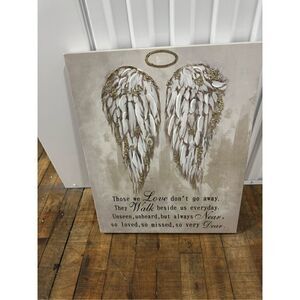 Memorial angel wings religious or non artwork canvas picture home decor